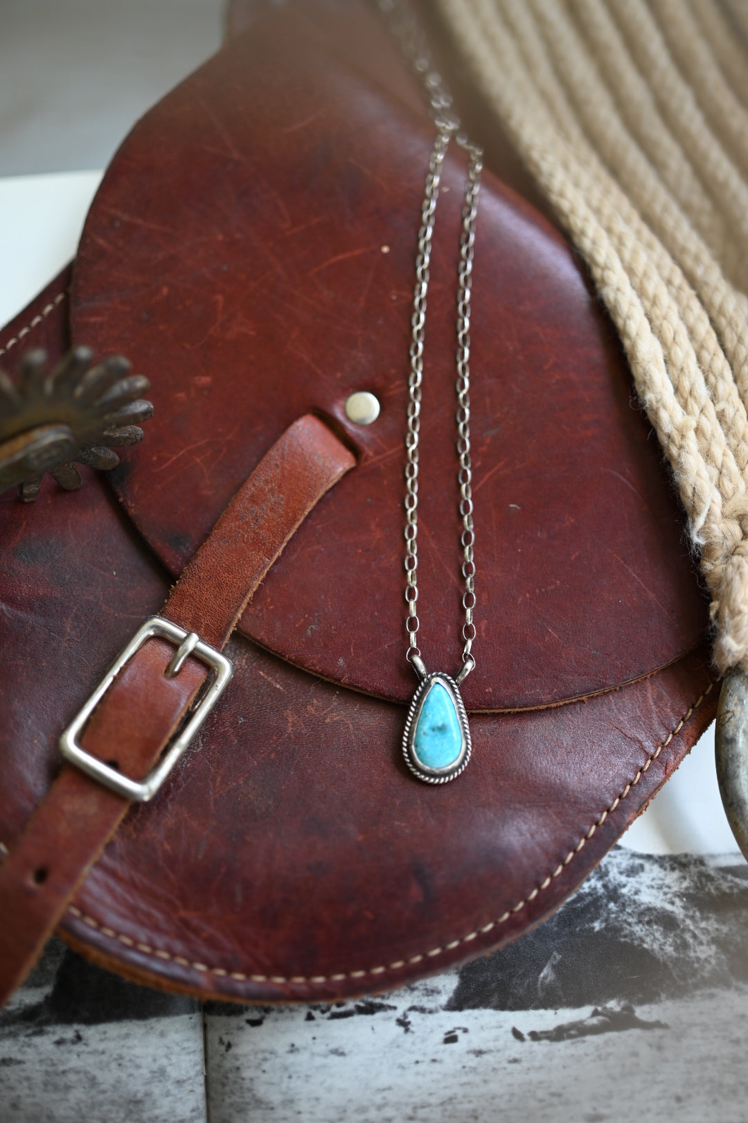 Sonoran single stone necklace
