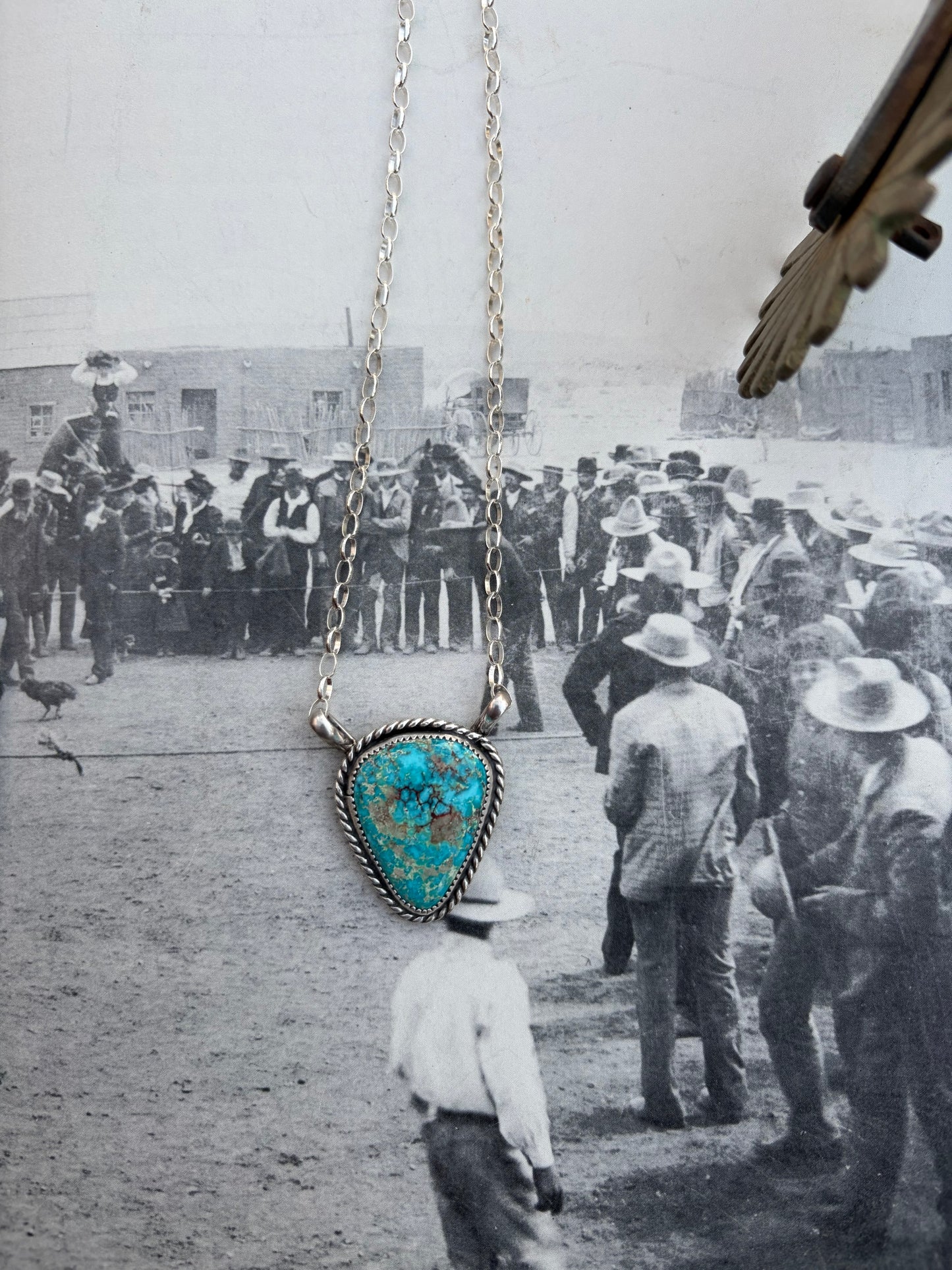 Sonoran Blue Jay Necklace