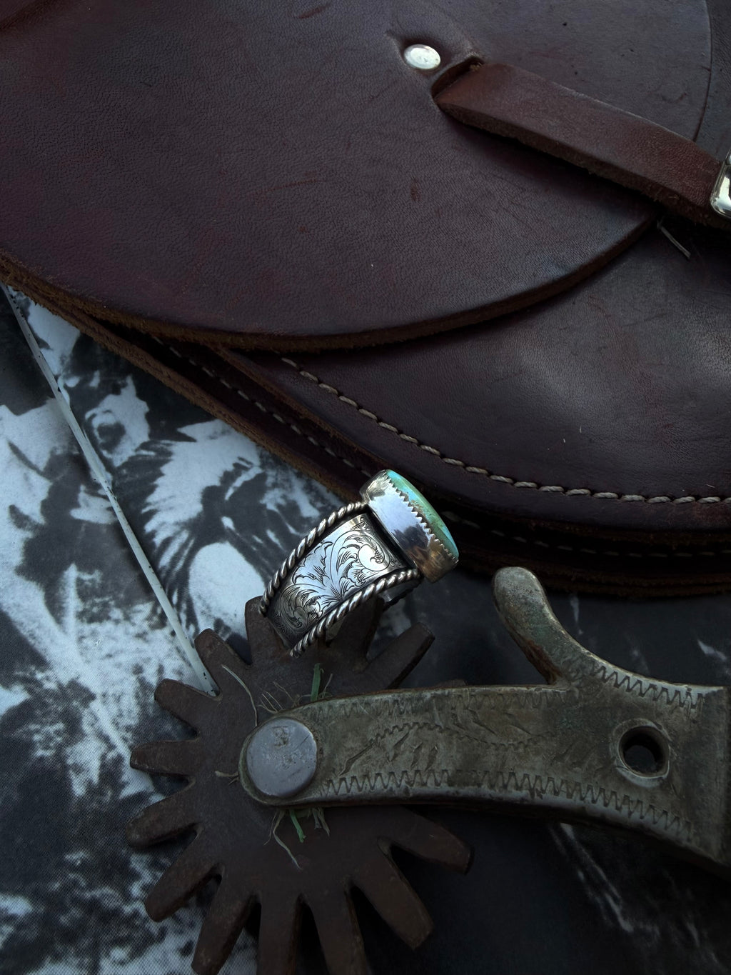 Sonoran Gold Engraved Ring #2