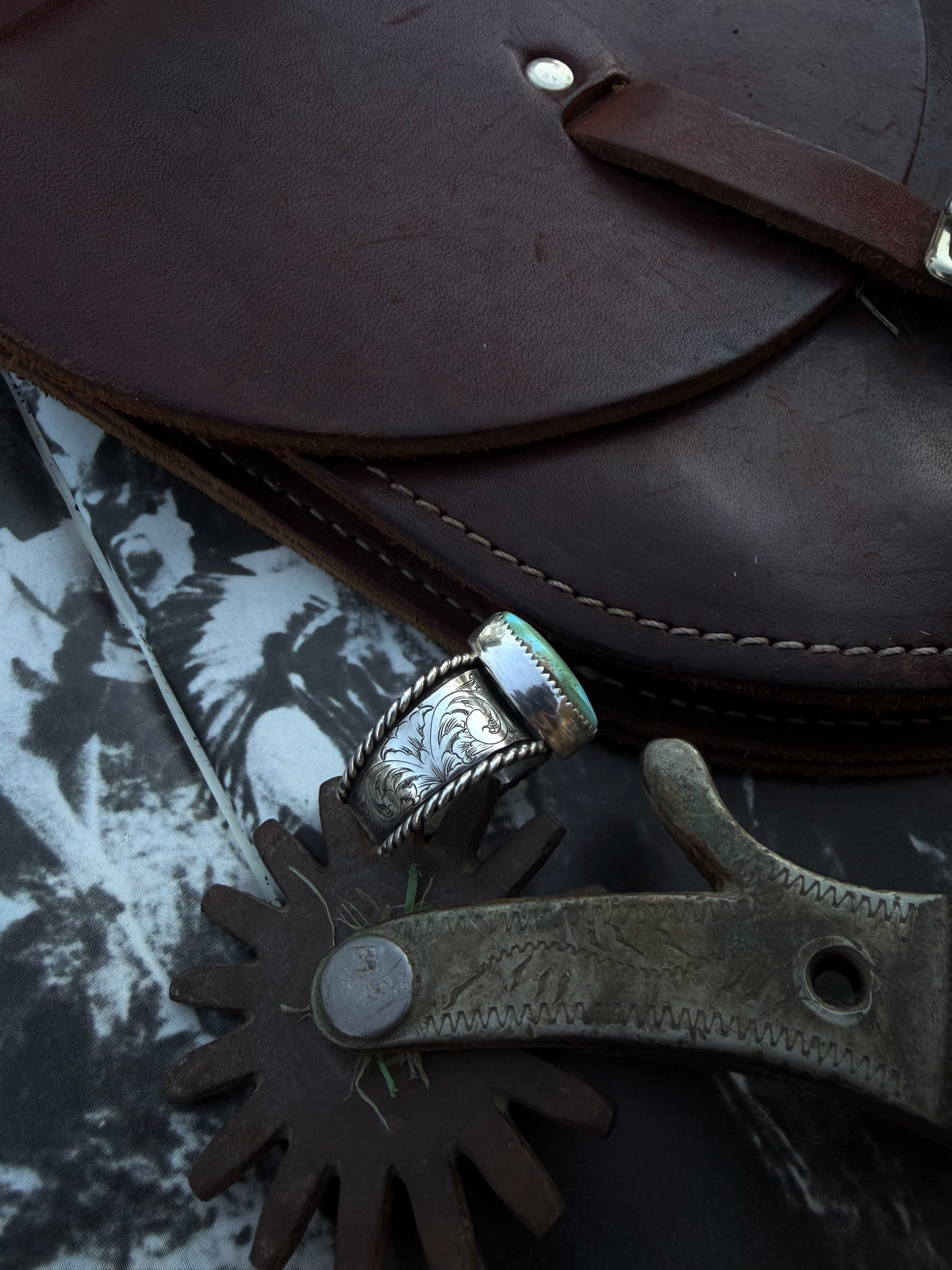 Sonoran Gold Engraved Ring #2