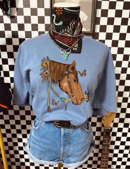 The BRS Logo Tee blue