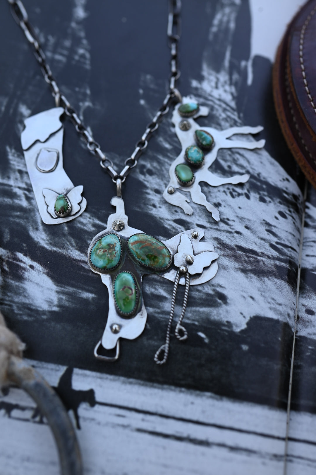 Punchy Cowgirl Charm Necklace