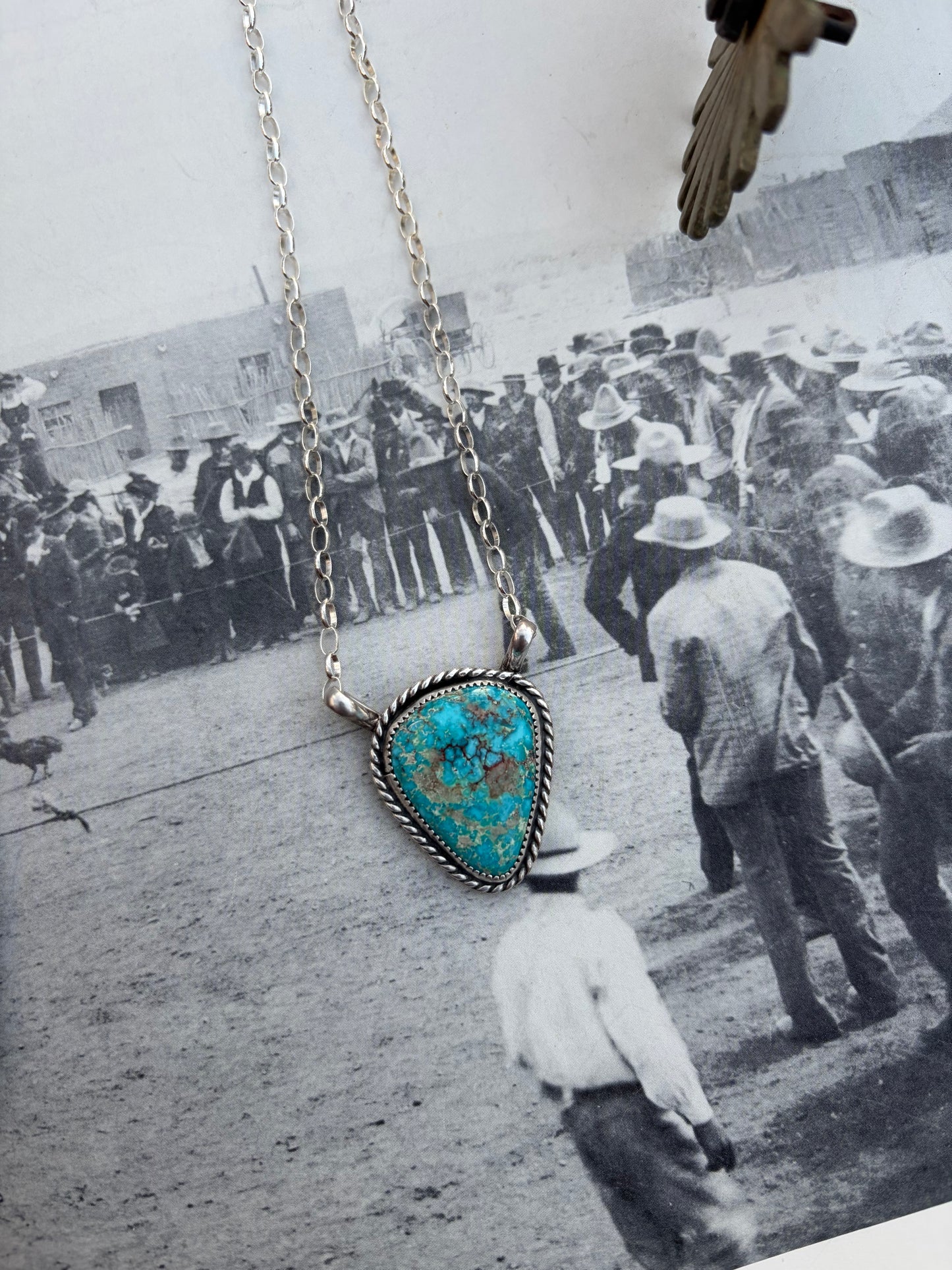 Sonoran Blue Jay Necklace