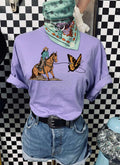 The Breakaway Butterfly T-shirt purple