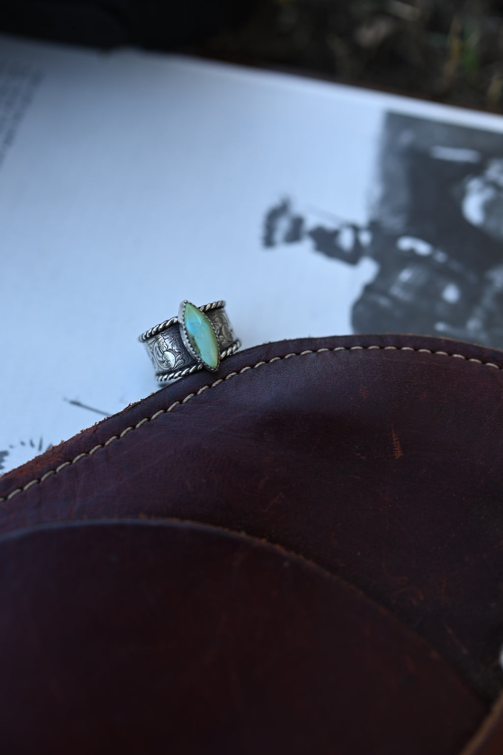 Sonoran Gold Engraved Ring #1