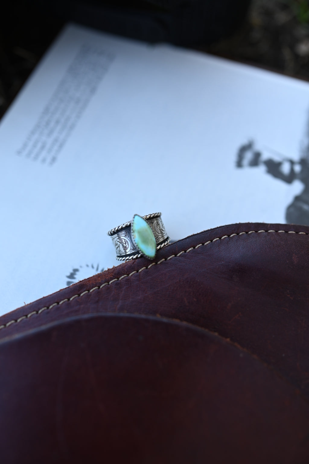 Sonoran Gold Engraved Ring #2