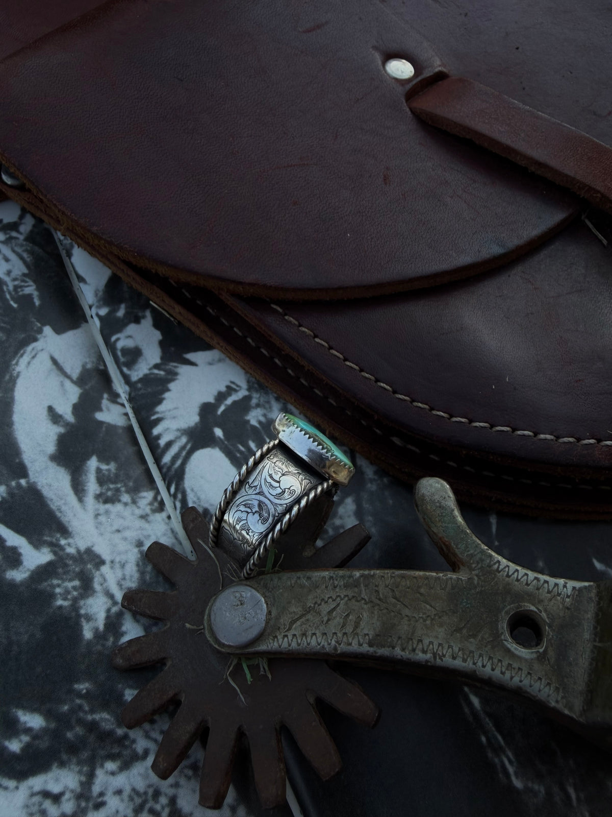 Sonoran Gold Engraved Ring #1