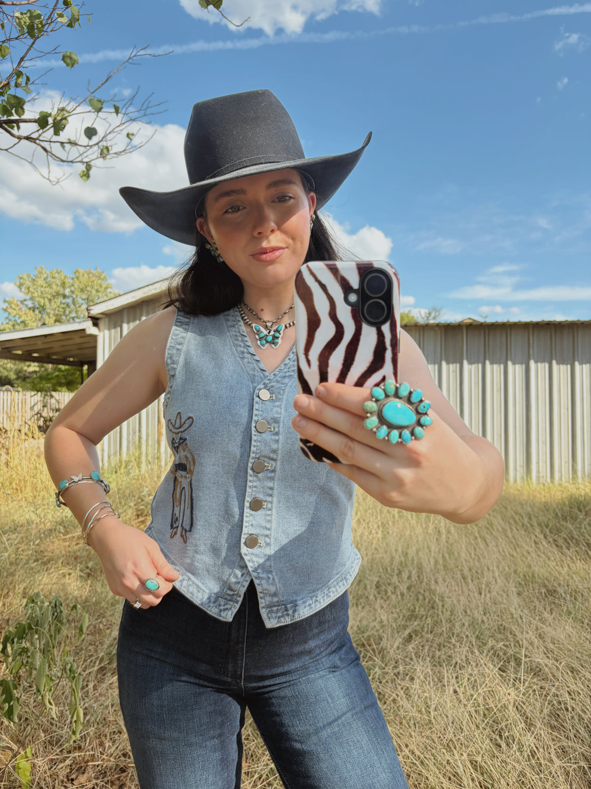 The Embroidered Cowboy Vest