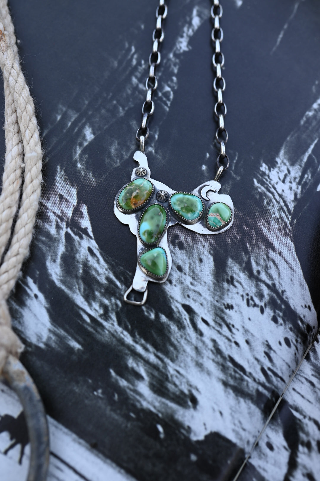 Sonoran Statement Saddle necklace