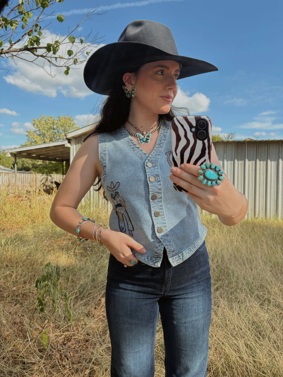 The Embroidered Cowboy Vest
