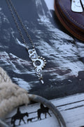 Heart and moon SPADE BIT necklace ♥︎🌙