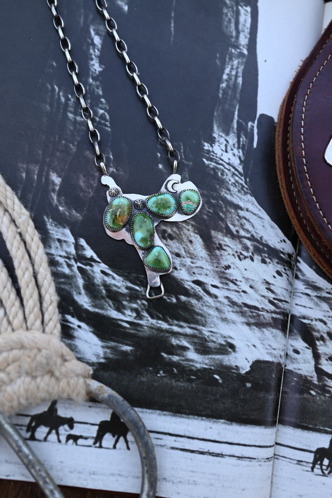 Sonoran Statement Saddle necklace
