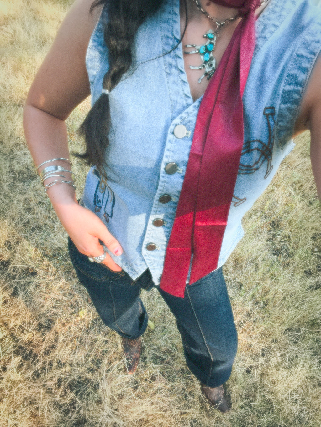 The Embroidered Cowboy Vest