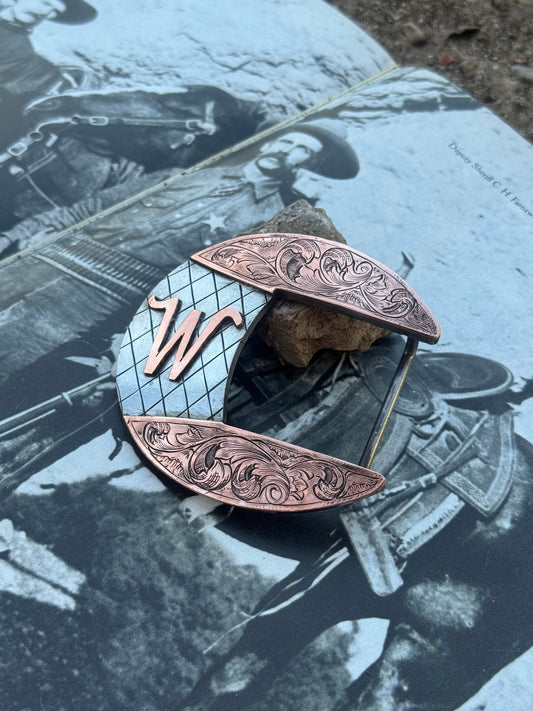 Custom Engraved Copper Buckle